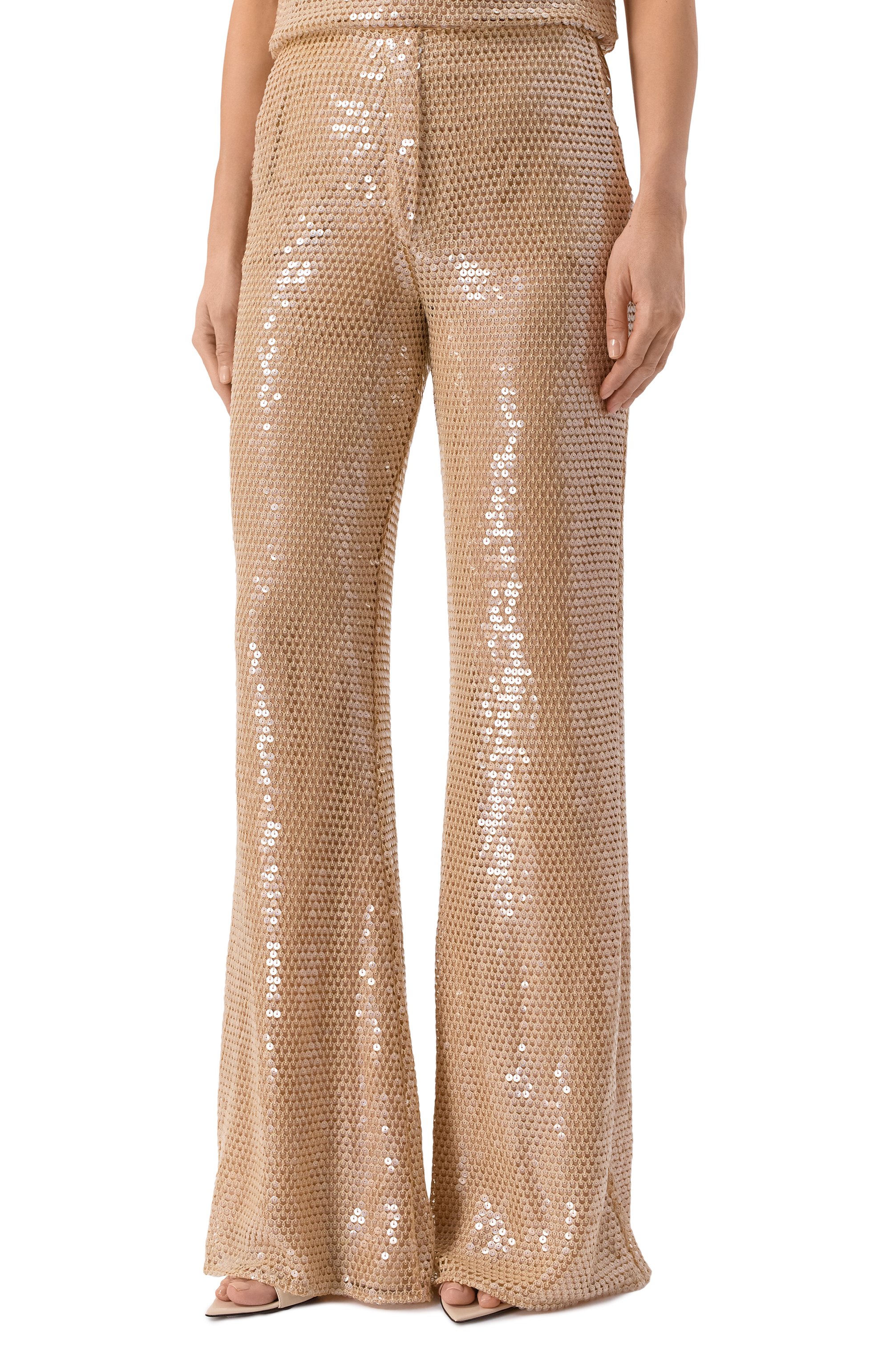 Брюки с отд елкой пайетками ELIE SAAB, арт. P0048NR26/TUL03, фото 3