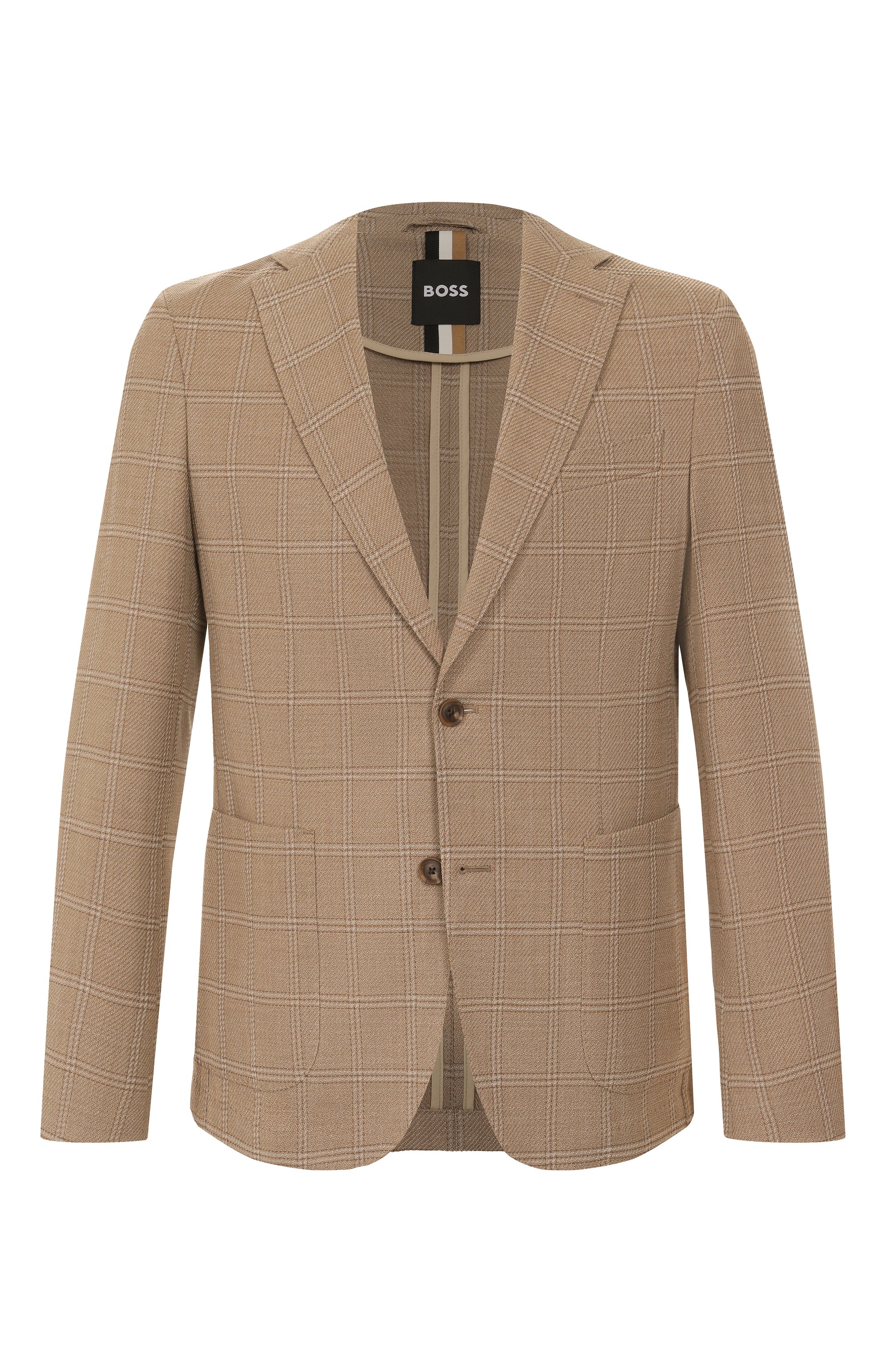 Пиджак из шерсти и хлопка BOSS, арт. 50545840, фото 1