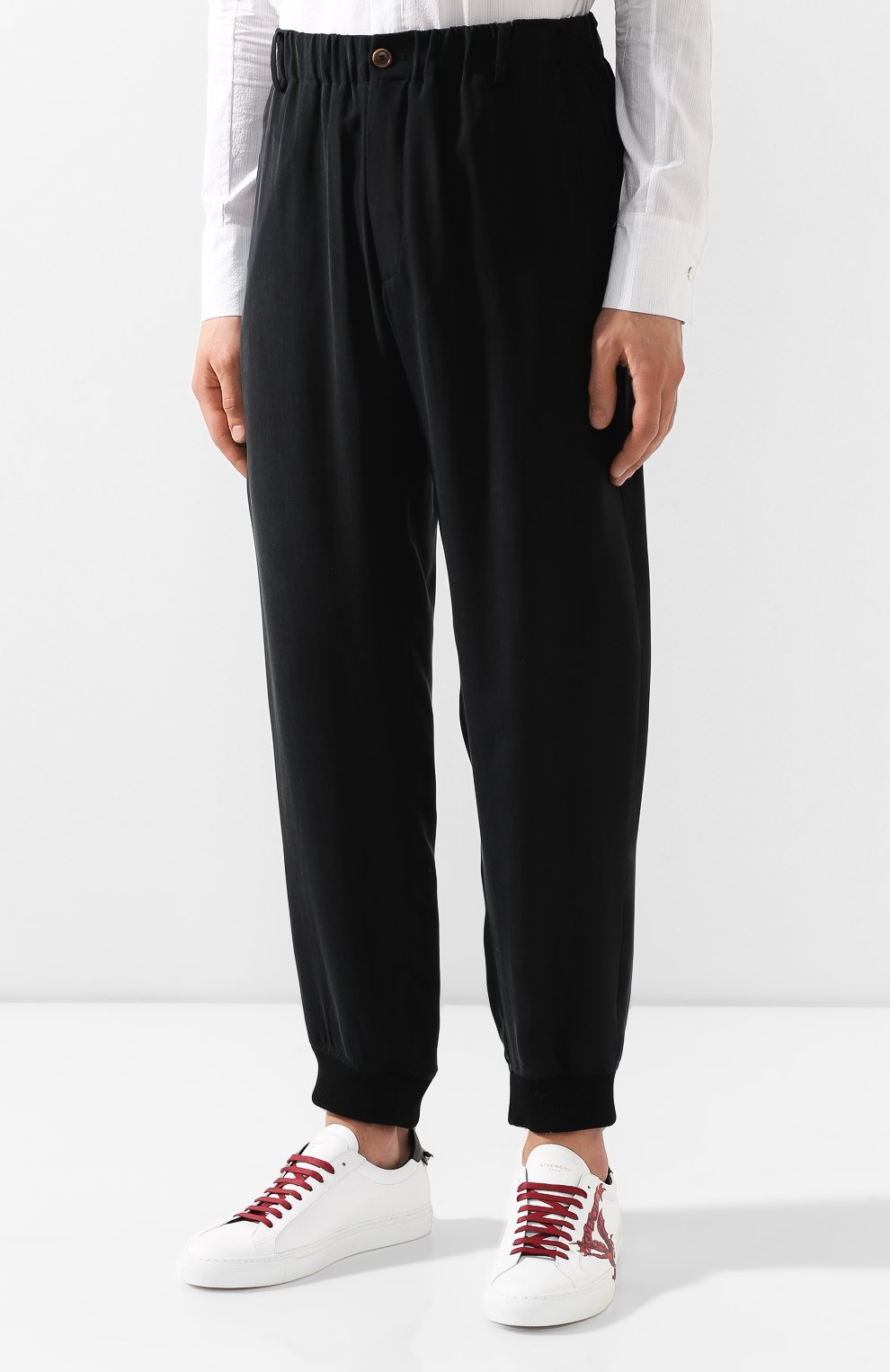 Джоггеры из вискозы GIORGIO ARMANI, арт. 9SGPP05A/T00AB, фото 3