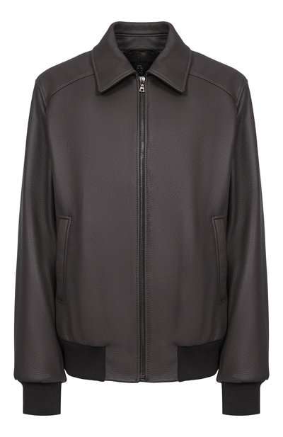 Женский кожаный бомбер MASLOV, арт. SMB63