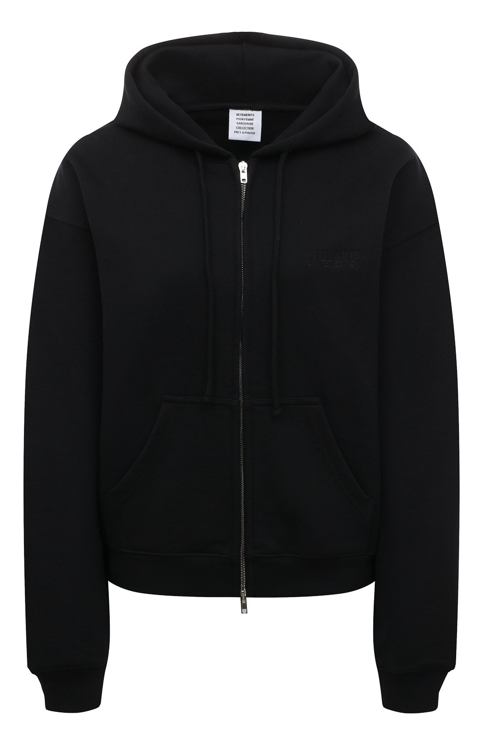 Хлопковая толстовка VETEMENTS, арт. WE54HD100B, фото 1