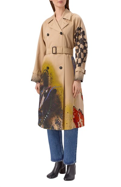 Хлопковый тренч max mara x victoria kosheleva WEEKEND MAX MARA, арт. WKSPECCATI, фото 3