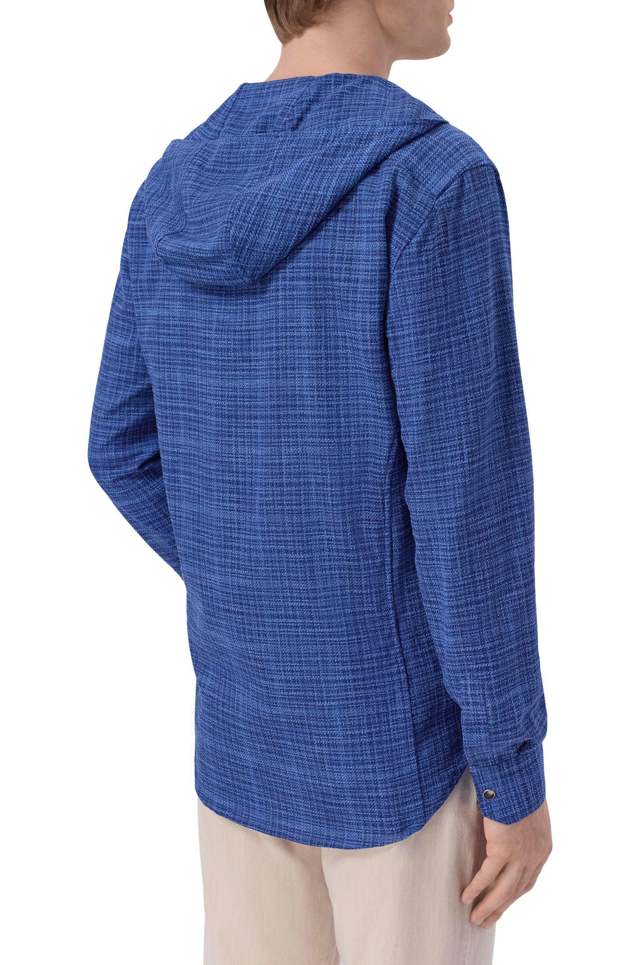 Рубашка из шерсти и шелка KITON, арт. UMCMARK0617E14, фото 4