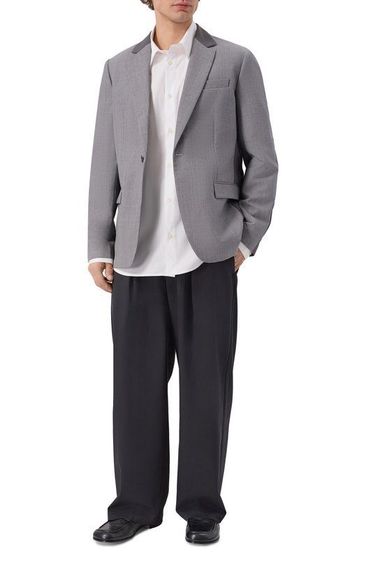 Шерстяной пиджак Moschino V0506/0222 Серый  V0506/0222 Фото 2