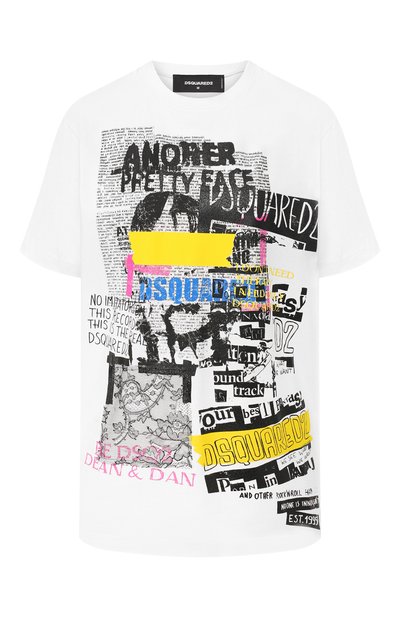 Женская хлопковая футболка DSQUARED2, арт. S75GC0999/S22427