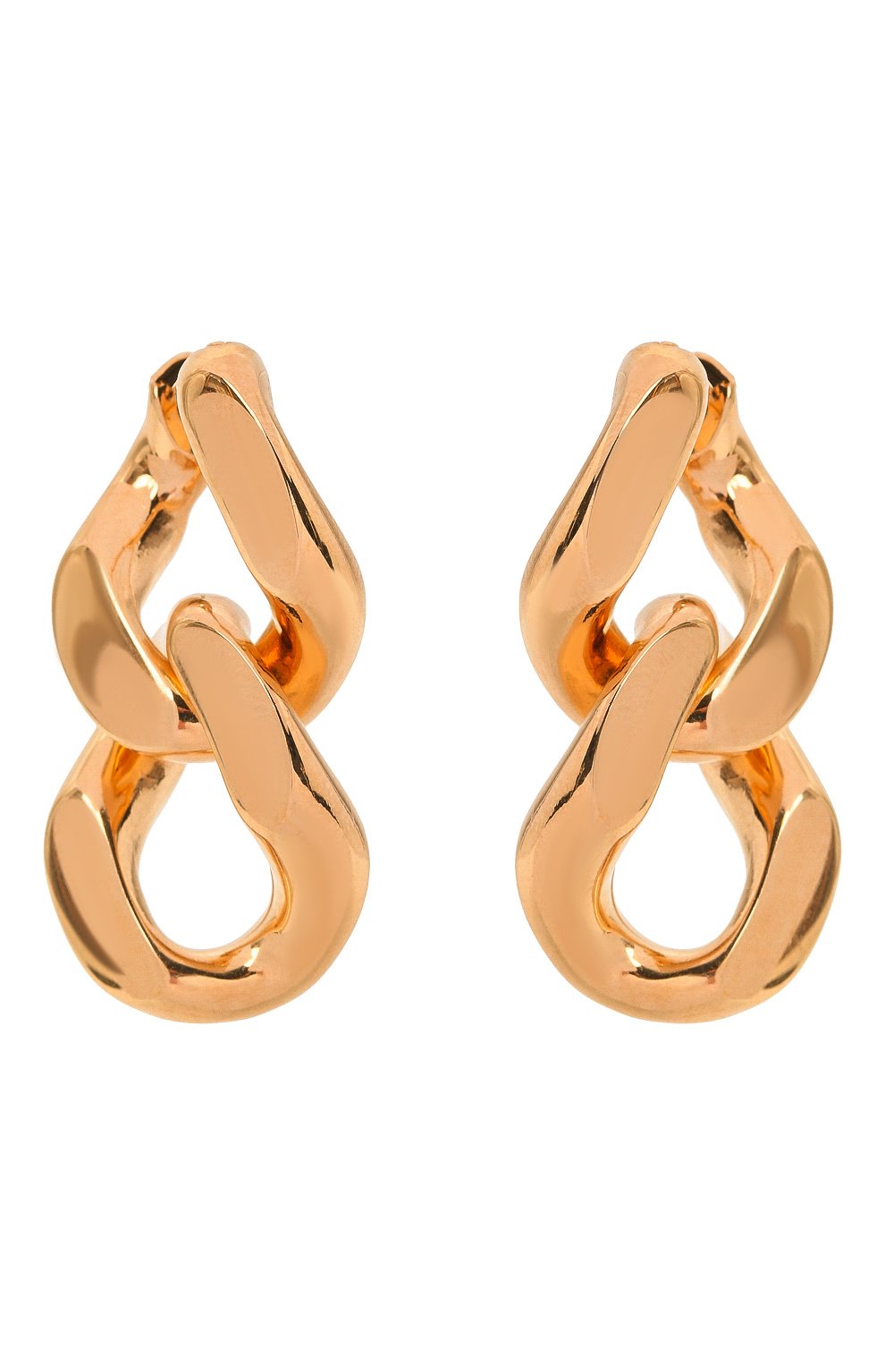 Серьги BOTTEGA VENETA золотого цвета по цене 86350 руб., арт. 589306/VAHU0, фото 1 Серьги BOTTEGA VENETA, арт. 589306/VAHU0, фото 1