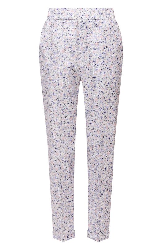 

Хлопковые брюки Ermanno Firenze, Сиреневый