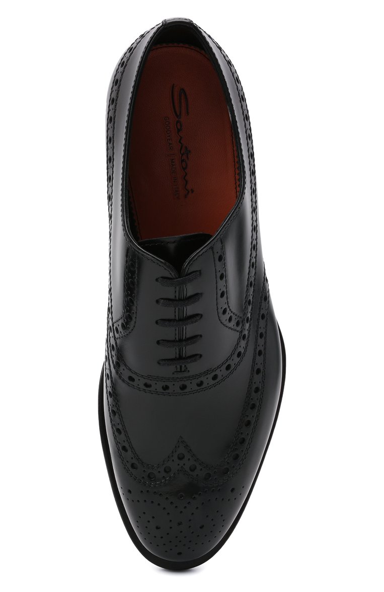 Кожаные оксфорды SANTONI, арт. MCCG17673MD3HRT0N01, фото 1