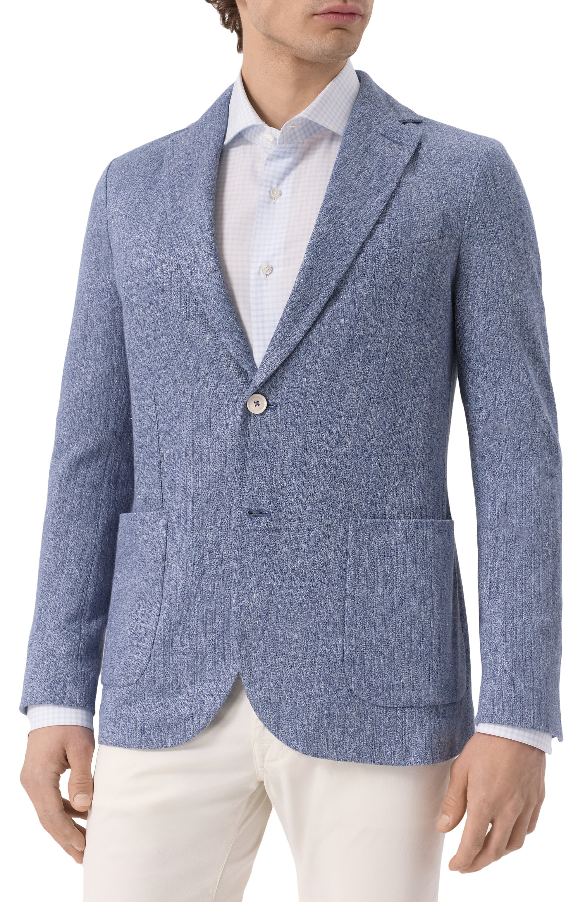 Пиджак изо льна и хлопка CIRCOLO 1901, арт. CN4853, фото 5