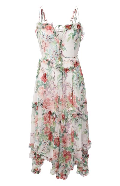 Женское шелковое платье ZIMMERMANN, арт. 3126DBTD