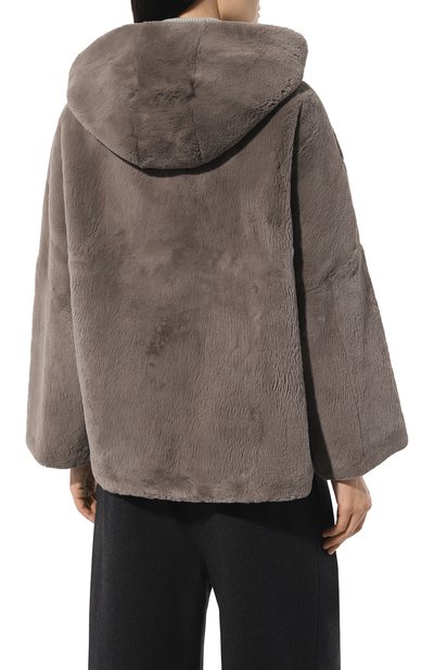 Шуба из кролика MANZONI24, арт. 23M1221-RT, фото 4