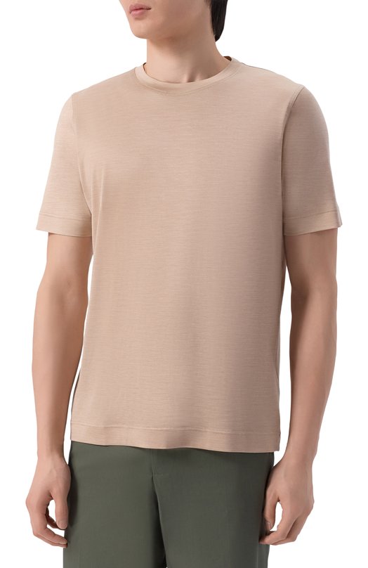 Шелковая футболка Gran Sasso 60121/78304 Бежевый  60121/78304 Фото 3