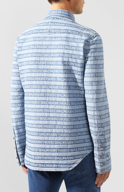 Джинсовая рубашка BALMAIN, арт. SH12297/Z108, фото 4
