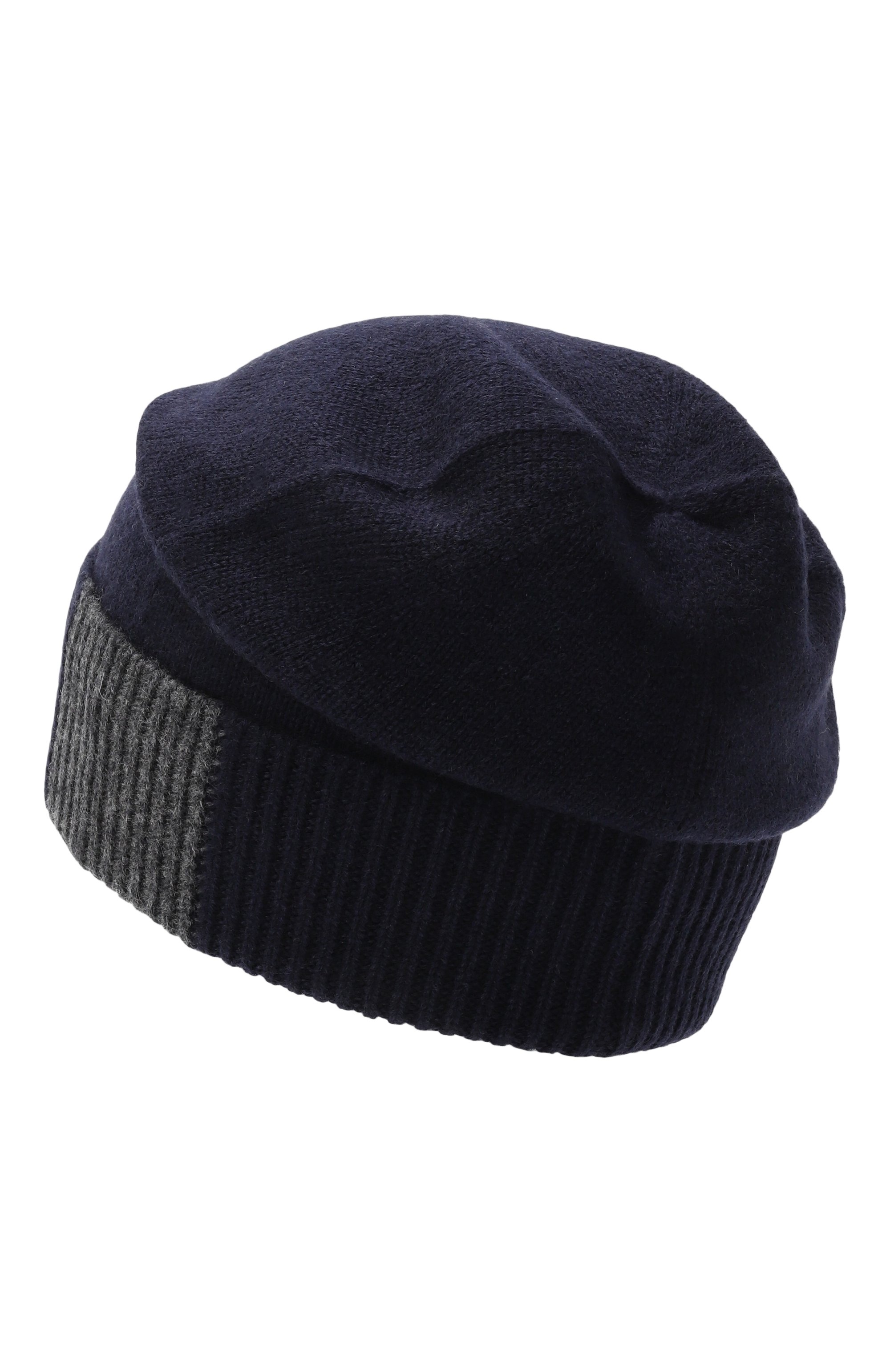Шапка из шерсти и кашемира ICEBERG темно-синего цвета по цене 13200 руб., арт. 3043/9003, фото 2 Шапка из шерсти и кашемира ICEBERG, арт. 3043/9003, фото 2