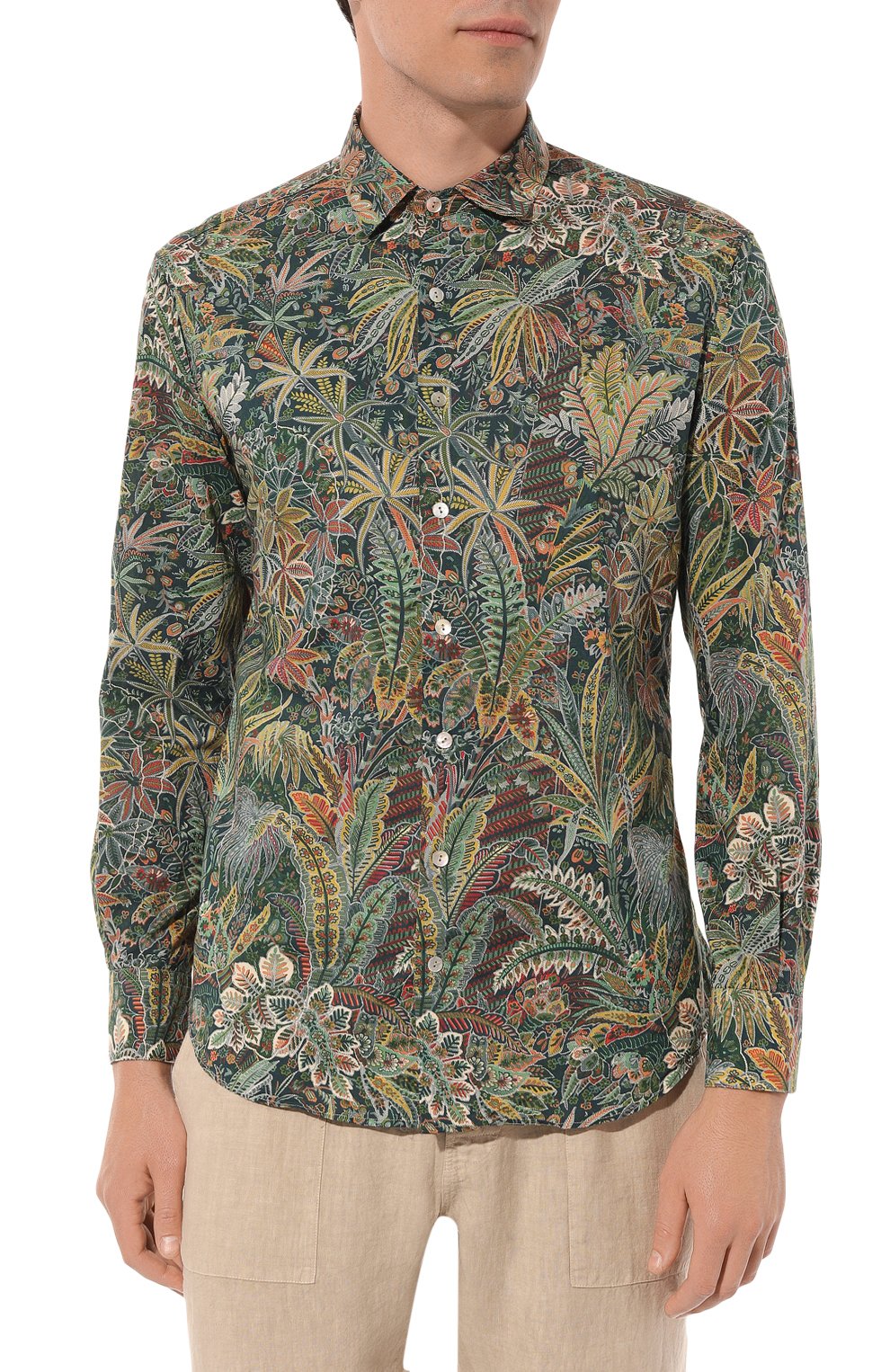 Хлопковая рубашка MC2 SAINT BARTH, арт. STBM/SIKELIA/06558D, фото 3