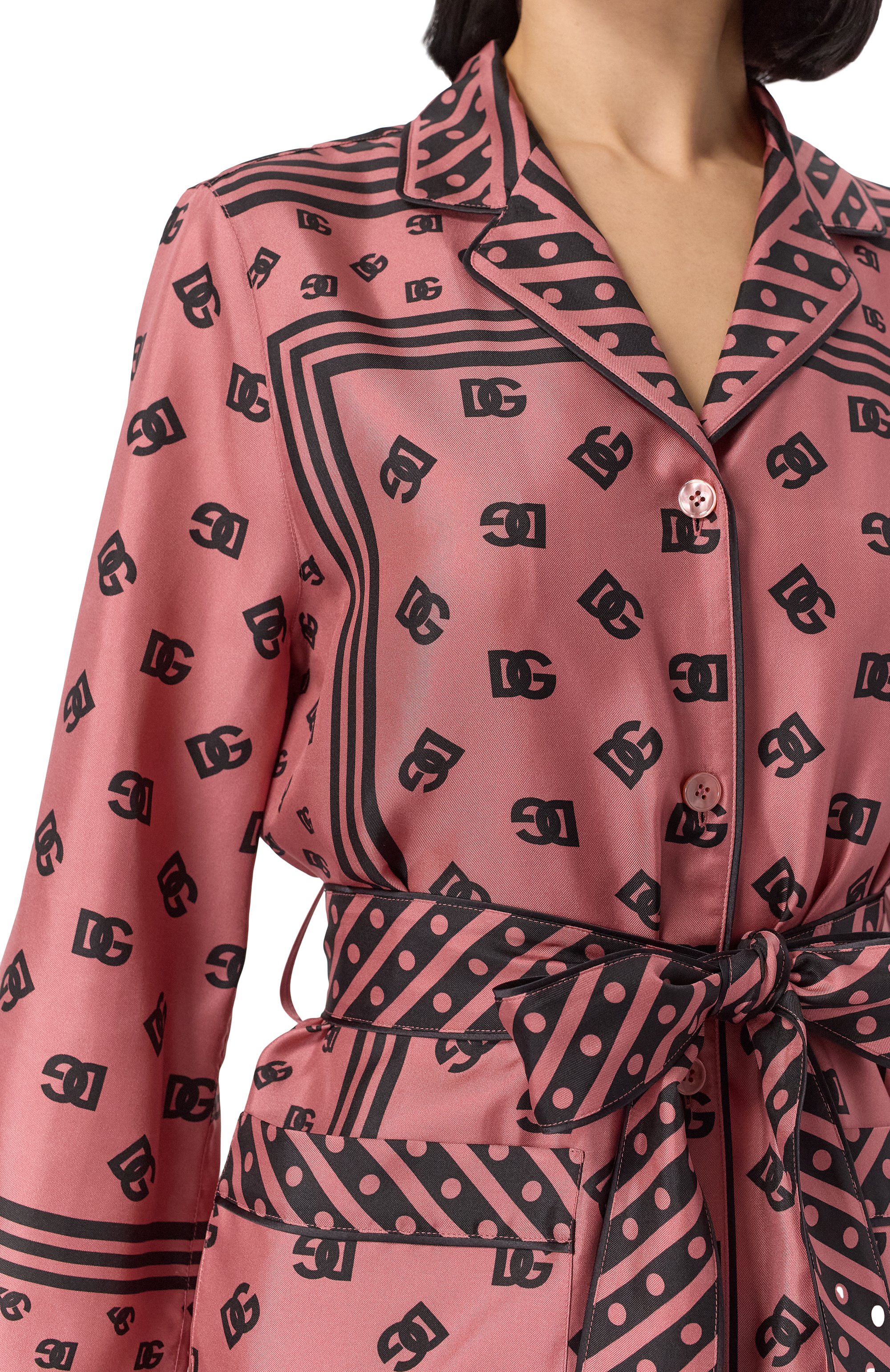 Шелковая блузка DOLCE & GABBANA, арт. F5I89T/GDCVJ, фото 5