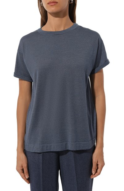 Пуловер из кашемира и шелка BRUNELLO CUCINELLI, арт. M4181BP189, фото 3