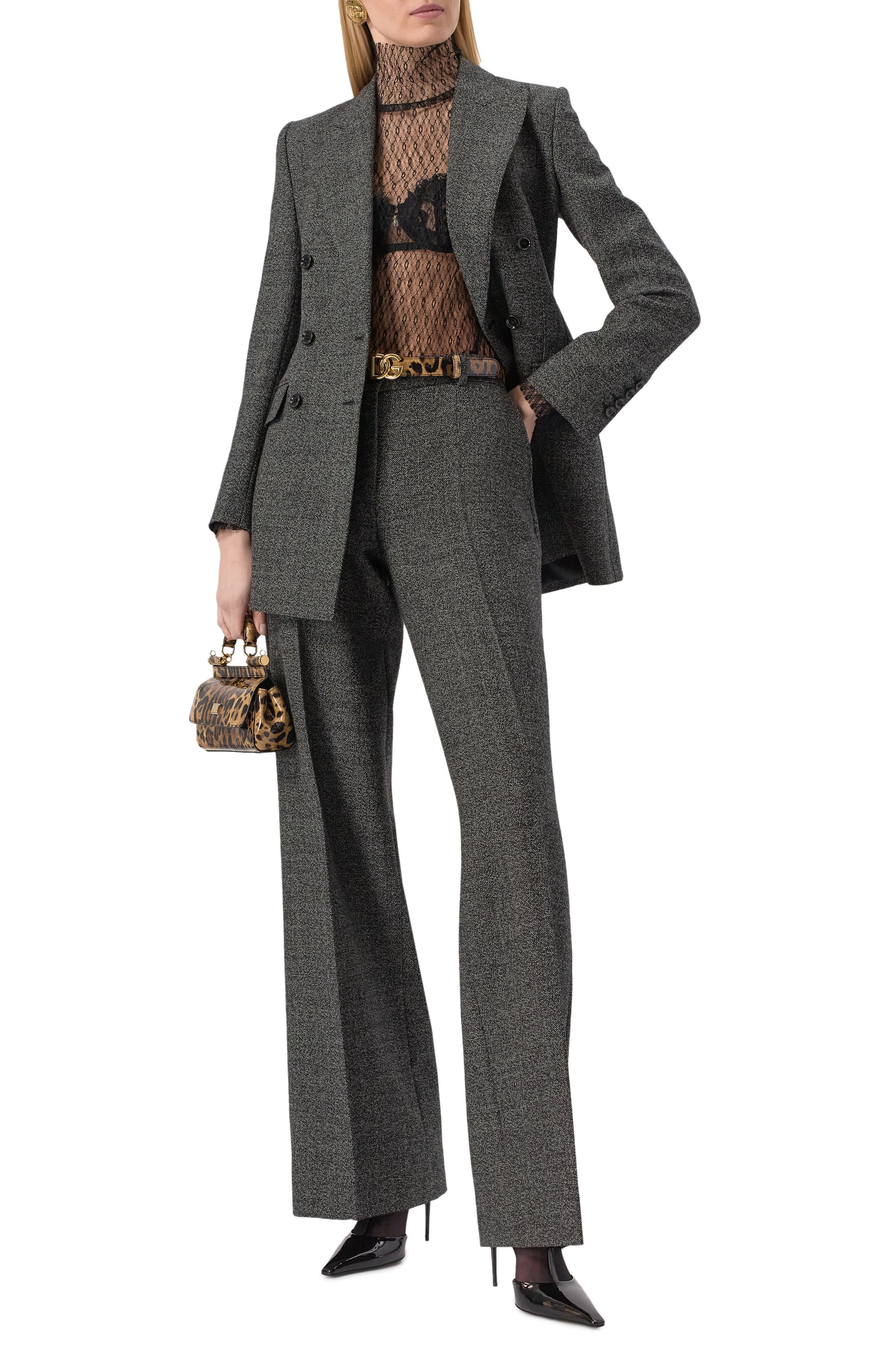 Шерстяные брюки DOLCE & GABBANA, арт. FTC31T/FM2G4, фото 2