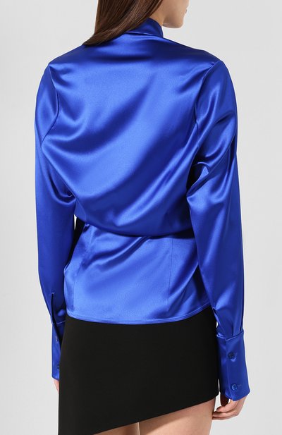 Атласная блузка BALENCIAGA, арт. 571094/TA021, фото 4