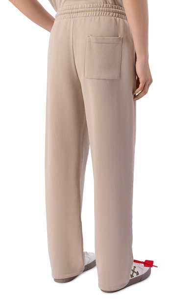 Хлопковые брюки OFF-WHITE бежевого цвета по цене 54350 руб., арт. 0MCH05AS26FLE00C, фото 4 Хлопковые брюки OFF-WHITE, арт. 0MCH05AS26FLE00C, фото 4