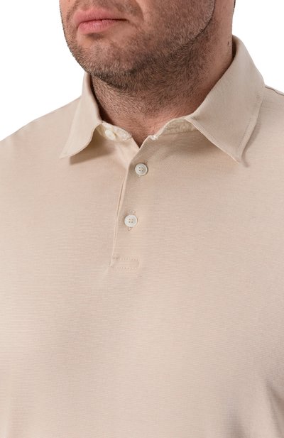 Поло из хлопка и лиоцелла PAUL&SHARK, арт. 26411253_001, фото 5