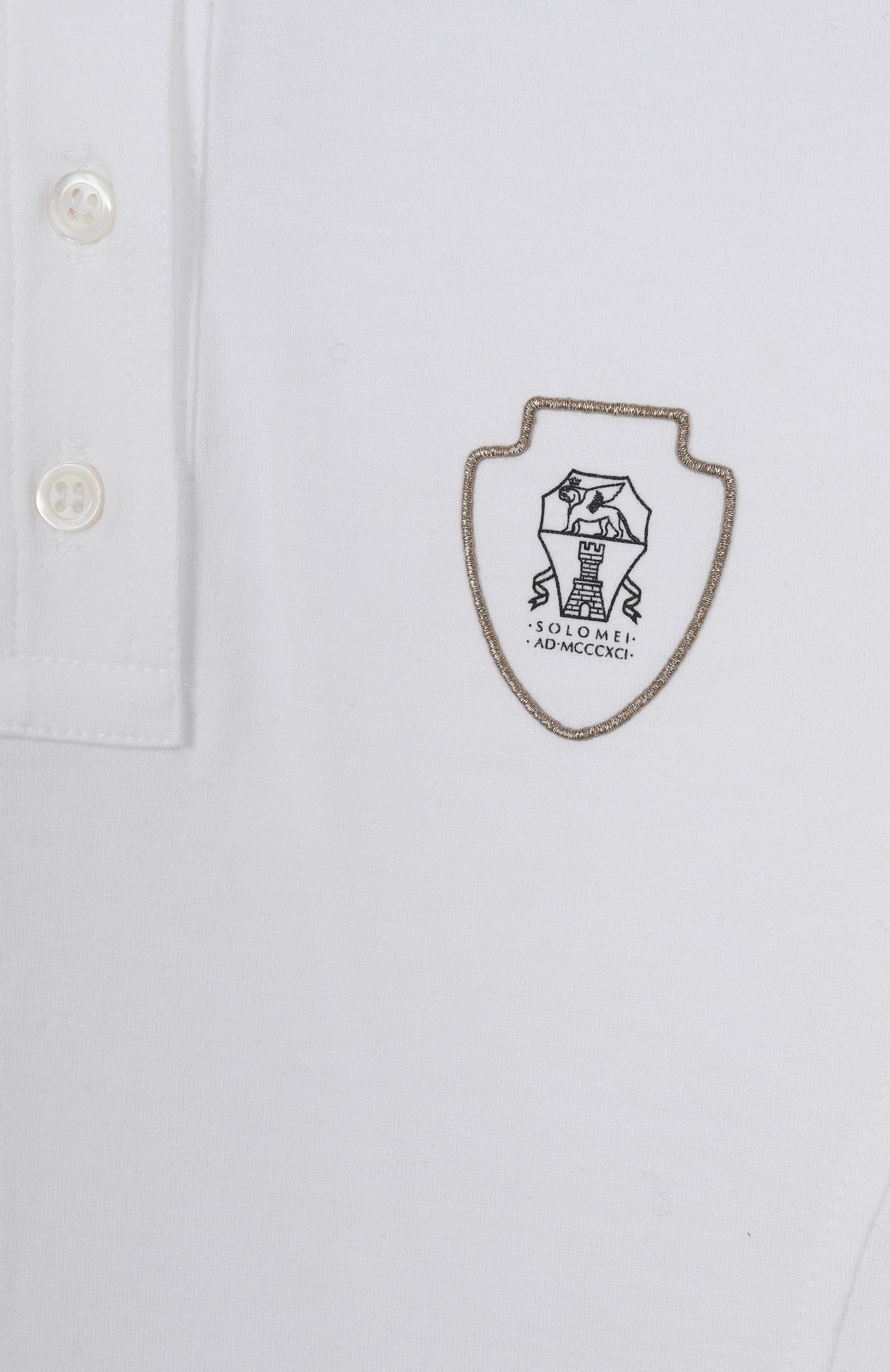 Хлопковое поло BRUNELLO CUCINELLI, арт. B0T81T441B, фото 3