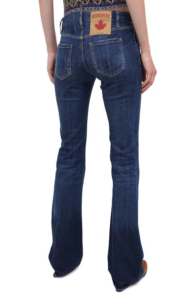 Джинсы DSQUARED2 синего цвета по цене 36350 руб., арт. S75LB0399/S30342, фото 4 Джинсы DSQUARED2, арт. S75LB0399/S30342, фото 4