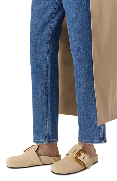 Замшевые сабо anthem BALMAIN, арт. GN1UR208/LCTA, фото 2