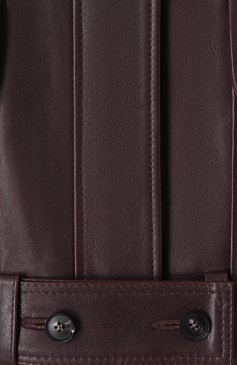 Женская кожаная куртка CO бордового цвета, арт. 6397PSGV | Фото 6 (Длина (верхняя одежда): Короткие; Материал сплава: Проставлено; Материал внешний: Натуральная кожа; Драгоценные камни: Проставлено; Материал подклада: Синтетический материал; Рукава: Длинные; Кросс-КТ: Легкие, Куртка; Женское Кросс-КТ: Замша и кожа; Стили: Минимализм)