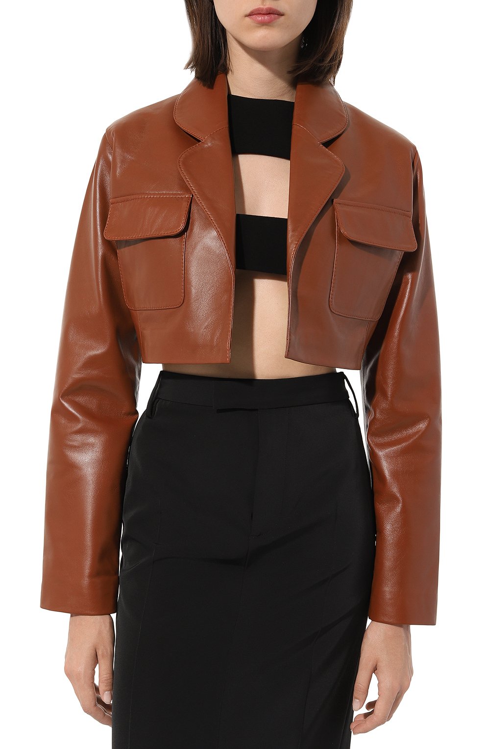 Кожаный жакет CHAUD STUDIO, арт. CLAUDIASHORTJACKET23, фото 3