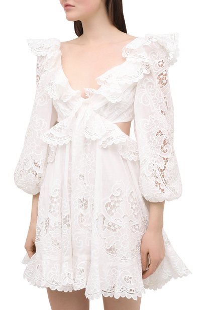 Хлопковое платье ZIMMERMANN, арт. 9340DLLU, фото 3