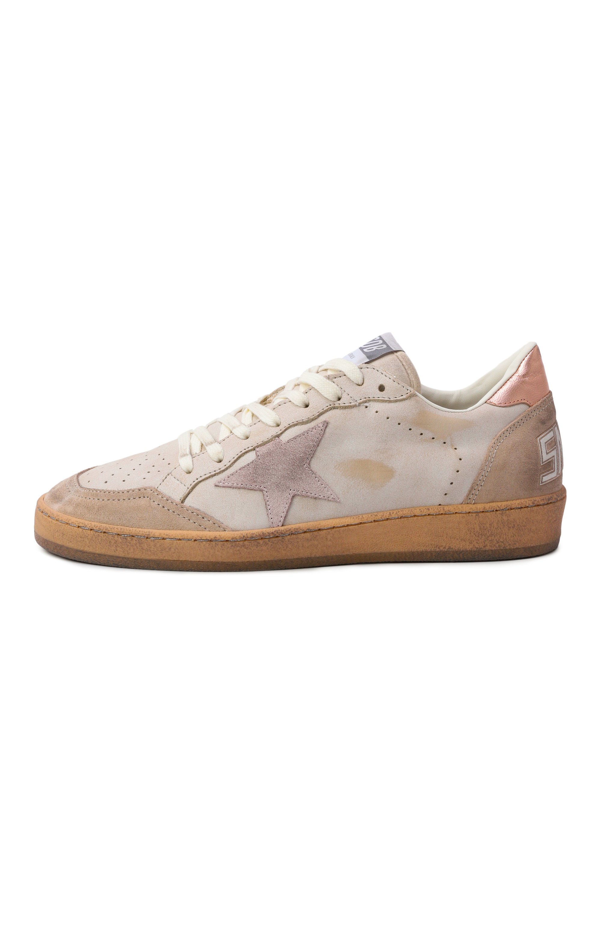 Кожаные кеды ball star GOLDEN GOOSE DELUXE BRAND, арт. GWF00117.F007275, фото 4
