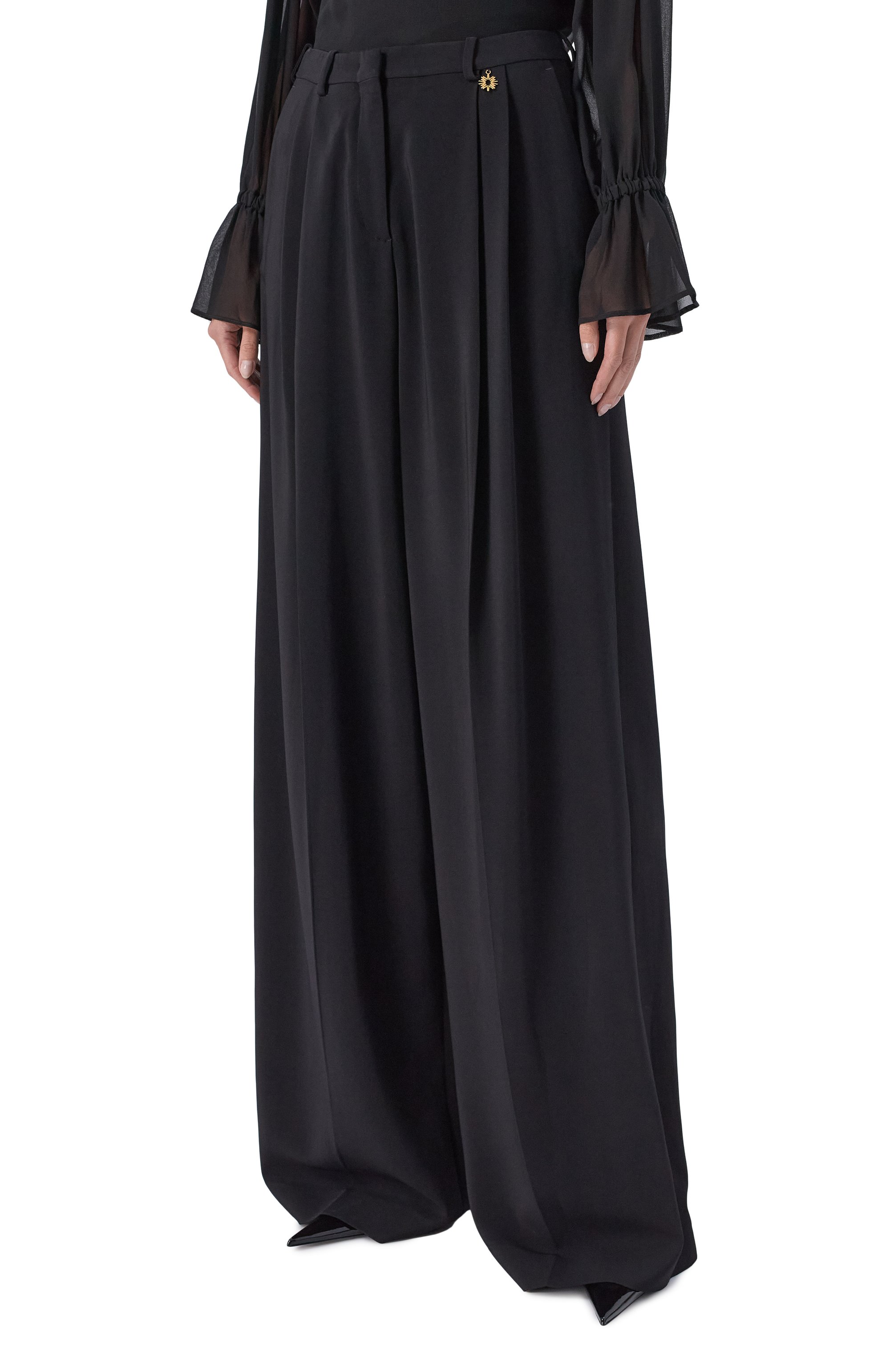 Брюки из вискозы ZUHAIR MURAD, арт. STR26314/CRCA020, фото 3