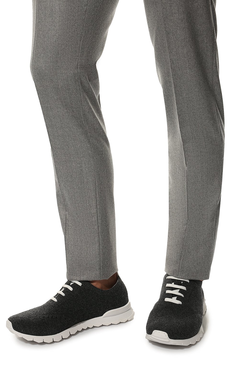 Текстильные кроссовки KITON, арт. USSCLAWN00848, фото 3