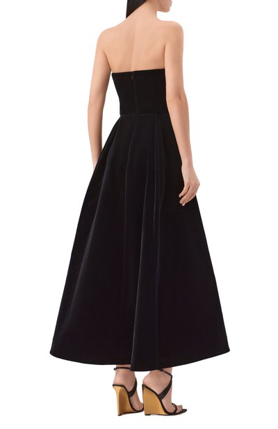 Бархатное платье VIKA GAZINSKAYA черного цвета по цене 423160 руб., арт. SS26-13251-046, фото 3 Бархатное платье VIKA GAZINSKAYA, арт. SS26-13251-046, фото 3