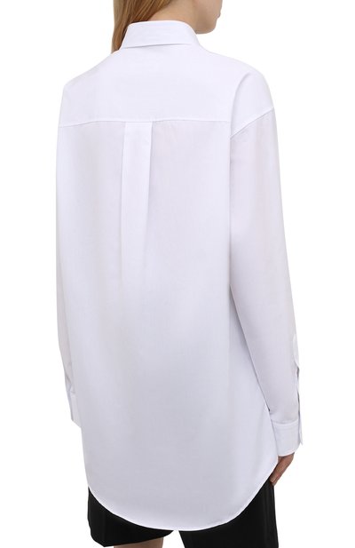 Хлопковая рубашка DSQUARED2 белого цвета по цене 30800 руб., арт. S72DL0684/S36275, фото 4 Хлопковая рубашка DSQUARED2, арт. S72DL0684/S36275, фото 4