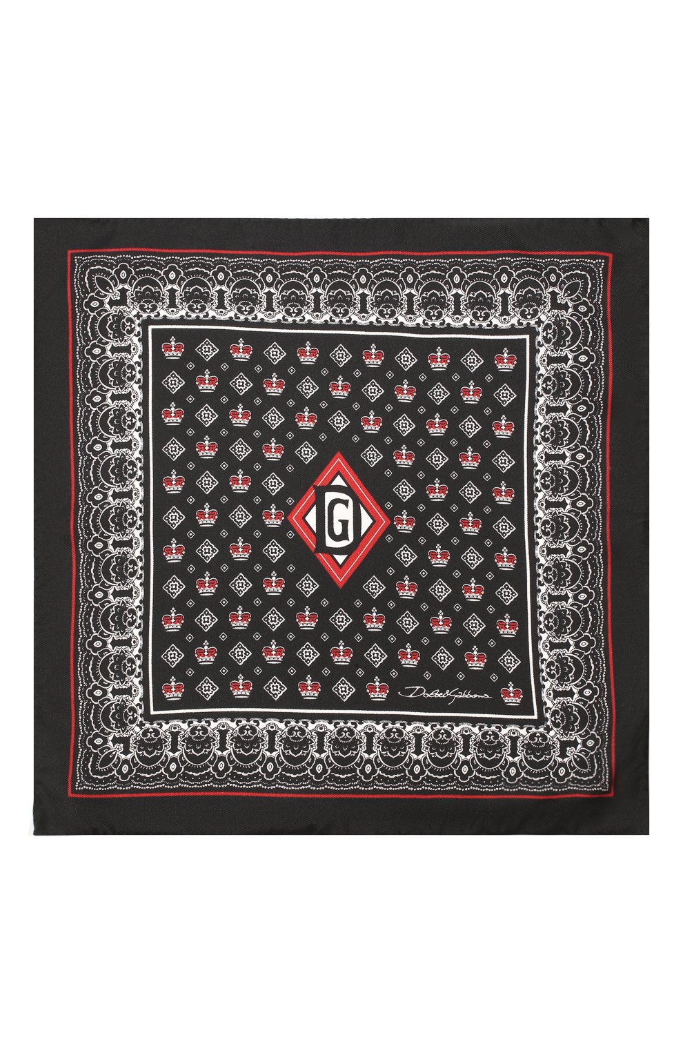Шелковый платок DOLCE & GABBANA, арт. GR412E/G0T17, фото 3