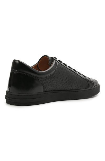 Кожаные кеды MORESCHI, арт. 43850/CQ/PECCARY/R0DI/F0D.ESTATE, фото 4