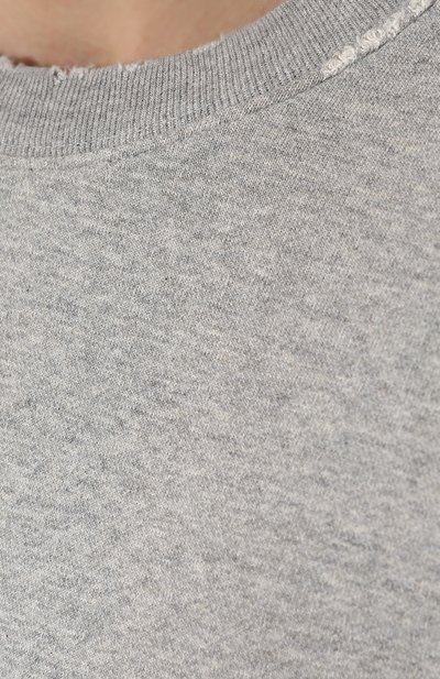 Хлопковый свитшот с принтом и потертостями RTA, арт. MF7KS-33HTHGR, фото 5