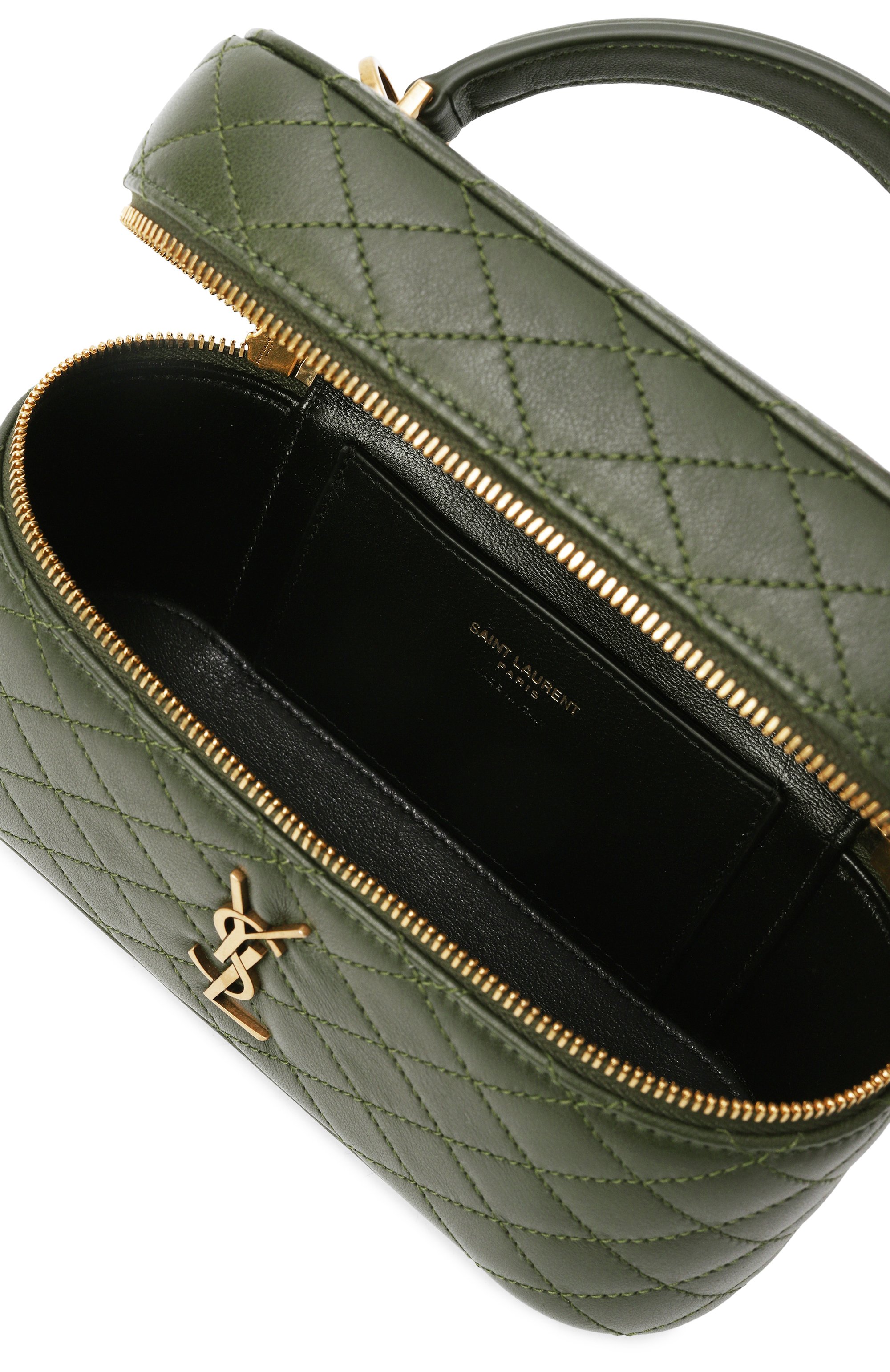 Сумка gaby SAINT LAURENT зеленого цвета по цене 285000 руб., арт. 766731/1EL07, фото 5 Сумка gaby SAINT LAURENT, арт. 766731/1EL07, фото 5