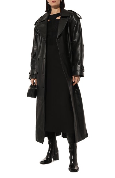 Кожаный плащ MAINLESS, арт. TR22-01-01-BL, фото 2