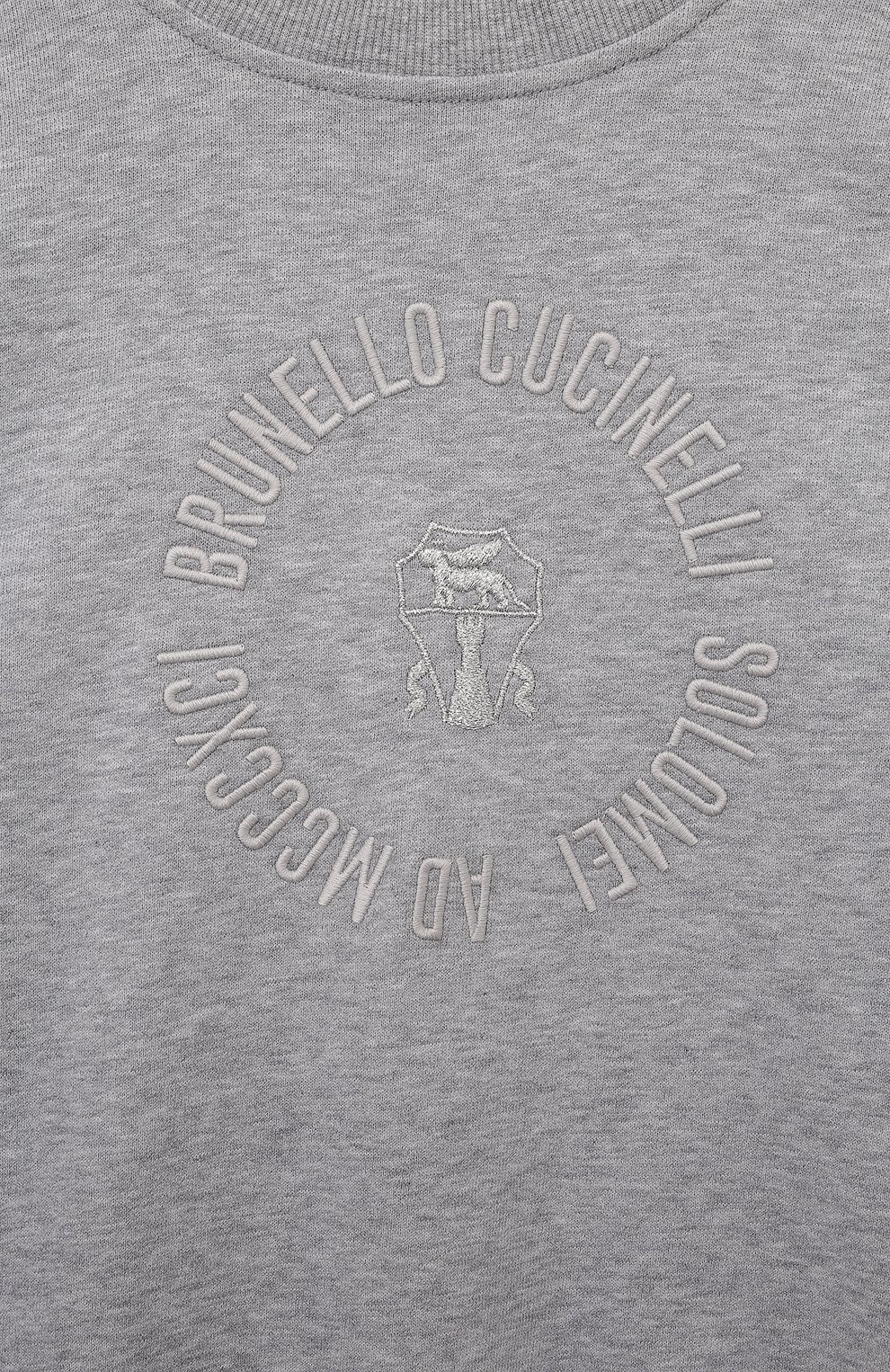 Хлопковый свитшот BRUNELLO CUCINELLI, арт. BN05NE871A, фото 3