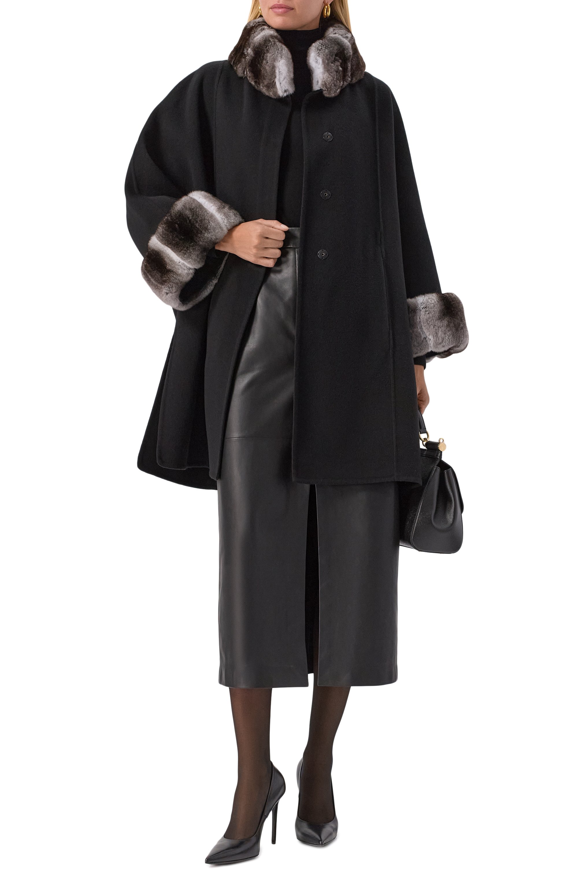 Пальто из шерсти и кашемира с отделкой из шиншиллы  MVST, арт. FTBKB-Y681-1CH/LP1432, фото 2