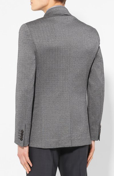 Пиджак из смеси хлопка и шелка BRIONI, арт. UJ9W0L/P8616, фото 4