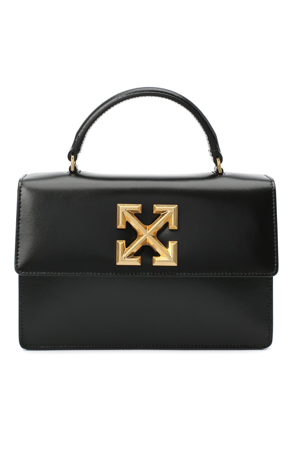 Сумка 1.4 jitney OFF-WHITE черного цвета по цене 127500 руб., арт. 0WNA092R21LEA003, фото 1 Сумка 1.4 jitney OFF-WHITE, арт. 0WNA092R21LEA003, фото 1