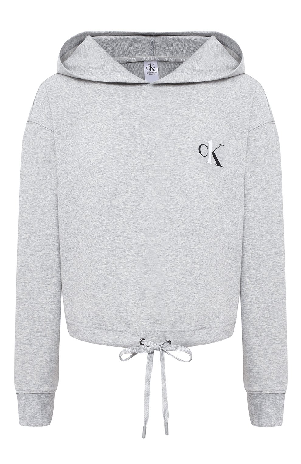Худи CALVIN KLEIN серого цвета по цене 7995 руб., арт. QS6427E, фото 1 Худи CALVIN KLEIN, арт. QS6427E, фото 1