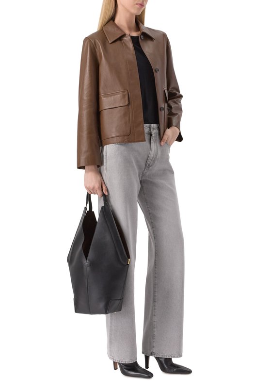 Сумка-тоут Di Folio small Tod’s XBWDBMET200UPP Чёрный  XBWDBMET200UPP Фото 8