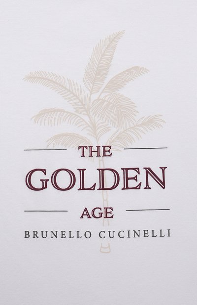 Хлопковая футболка BRUNELLO CUCINELLI, арт. B0B13T149C, фото 3