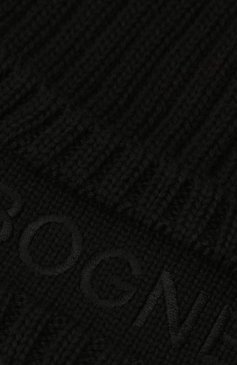 Детского шерстяная шапка BOGNER черного цвета, арт. 95056125 | Фото 3 (Материал: Шерсть, Текстиль, Синтетический материал; Материал сплава: Проставлено; Нос: Не проставлено)