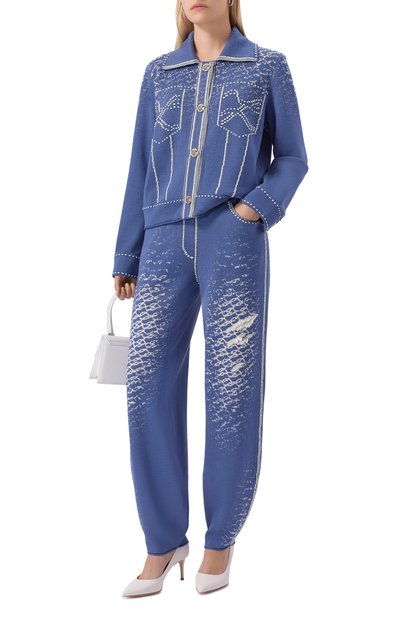 Брюки из шерсти и хлопка AND THE BRAND, арт. W26-P075-1202-419, фото 2